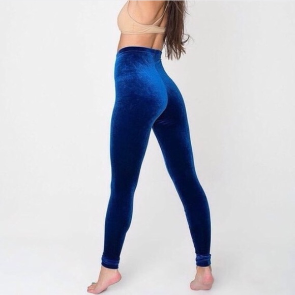American Apparel Navy Blue Velvet 